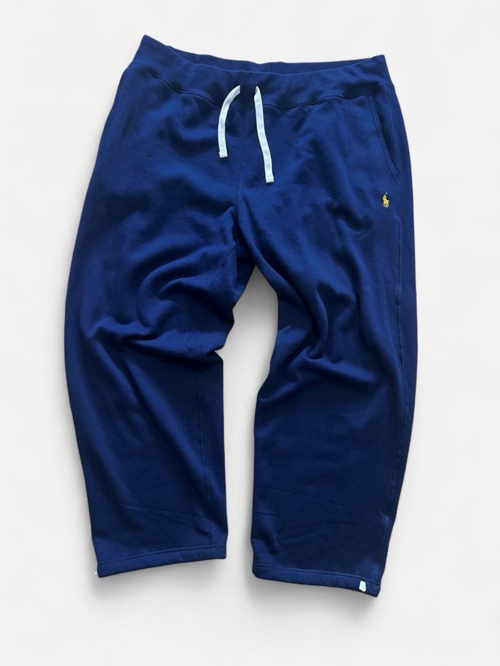 Vintage Polo Ralph Lauren Men's Navy Blue Sweatpants Drawstring Size 3XB